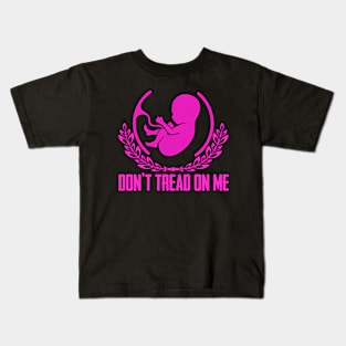 Gadsden Flag Baby Hot Pink Kids T-Shirt